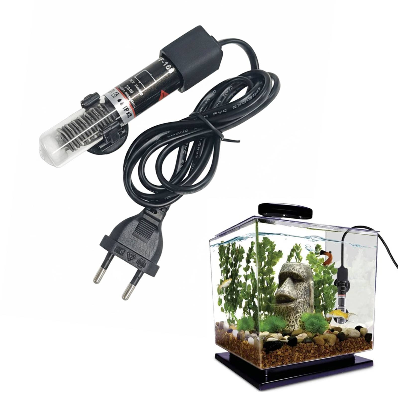 Marine Aquarium Nano - Mini Akvaryum Isıtıcı Dalgıç Balık Tankı