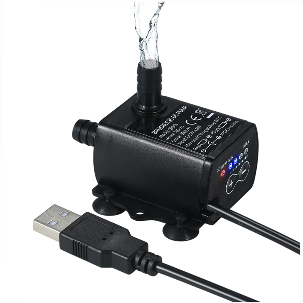 Marine Aquarium Dc Pump - Ultra sessiz Mini USB DC5V 4.8W