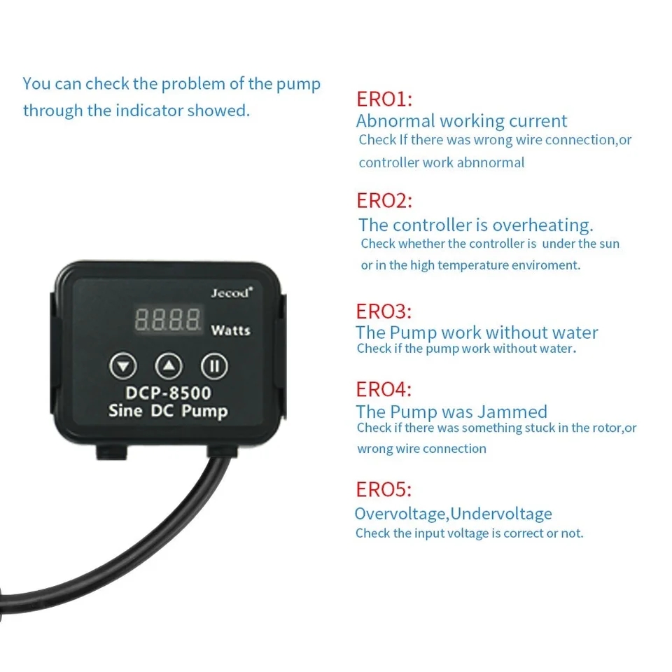 Jebao Jecod DCP 2500/3500/5000 - Marine Aquarium Dc Pump incelemesi ve fiyatı