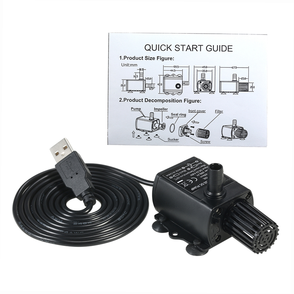 Ultra sessiz Mini USB DC5V 4.8 - Marine Aquarium Dc Pump incelemesi ve fiyatı