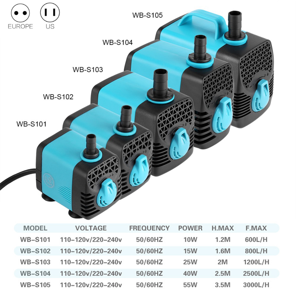 220V Ultra sessiz dalgıç su po - Marine Aquarium Dc Pump incelemesi ve fiyatı