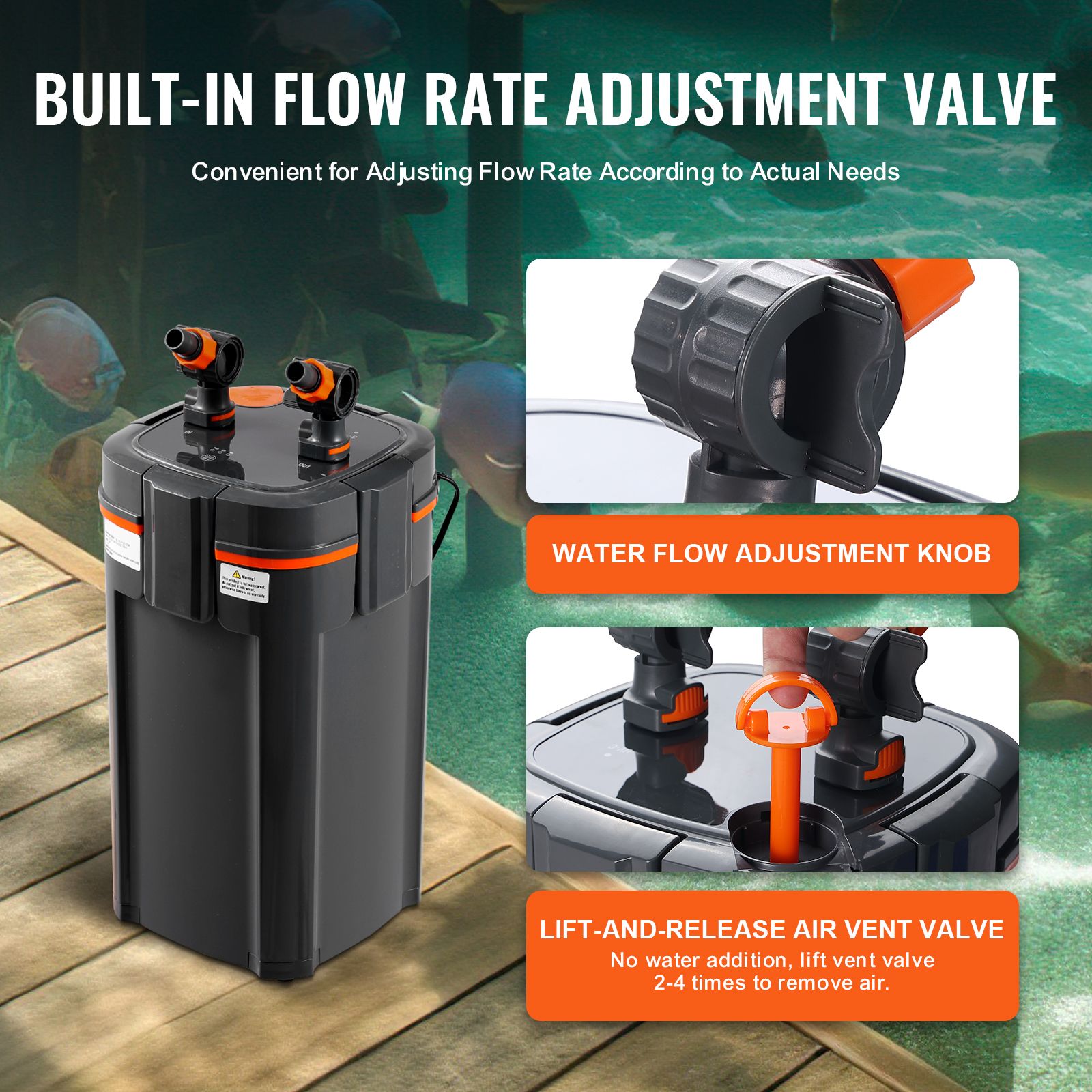 Akvaryum Filtresi 528GPH, 5 Ka - Marine Aquarium Uv Filter incelemesi ve fiyatı